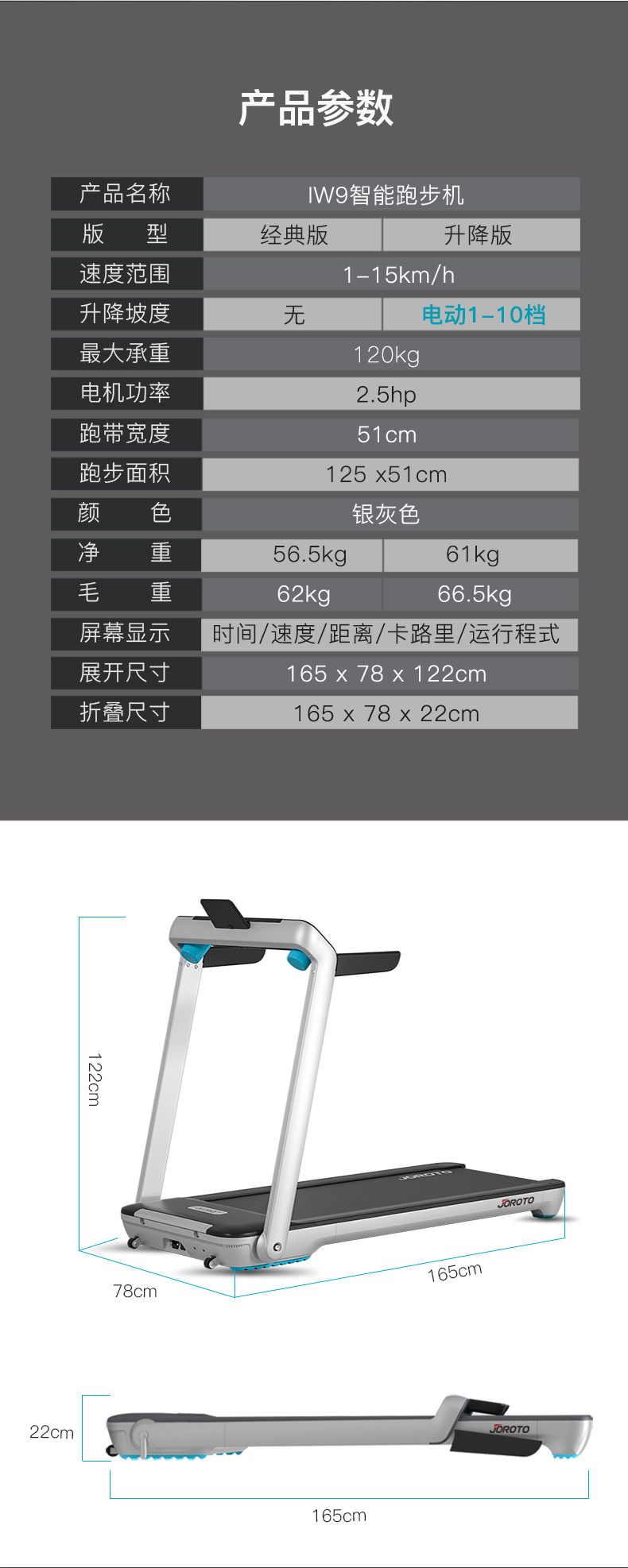 美国快猫短视频官网-IW9标准版家用静音跑步机(图12)